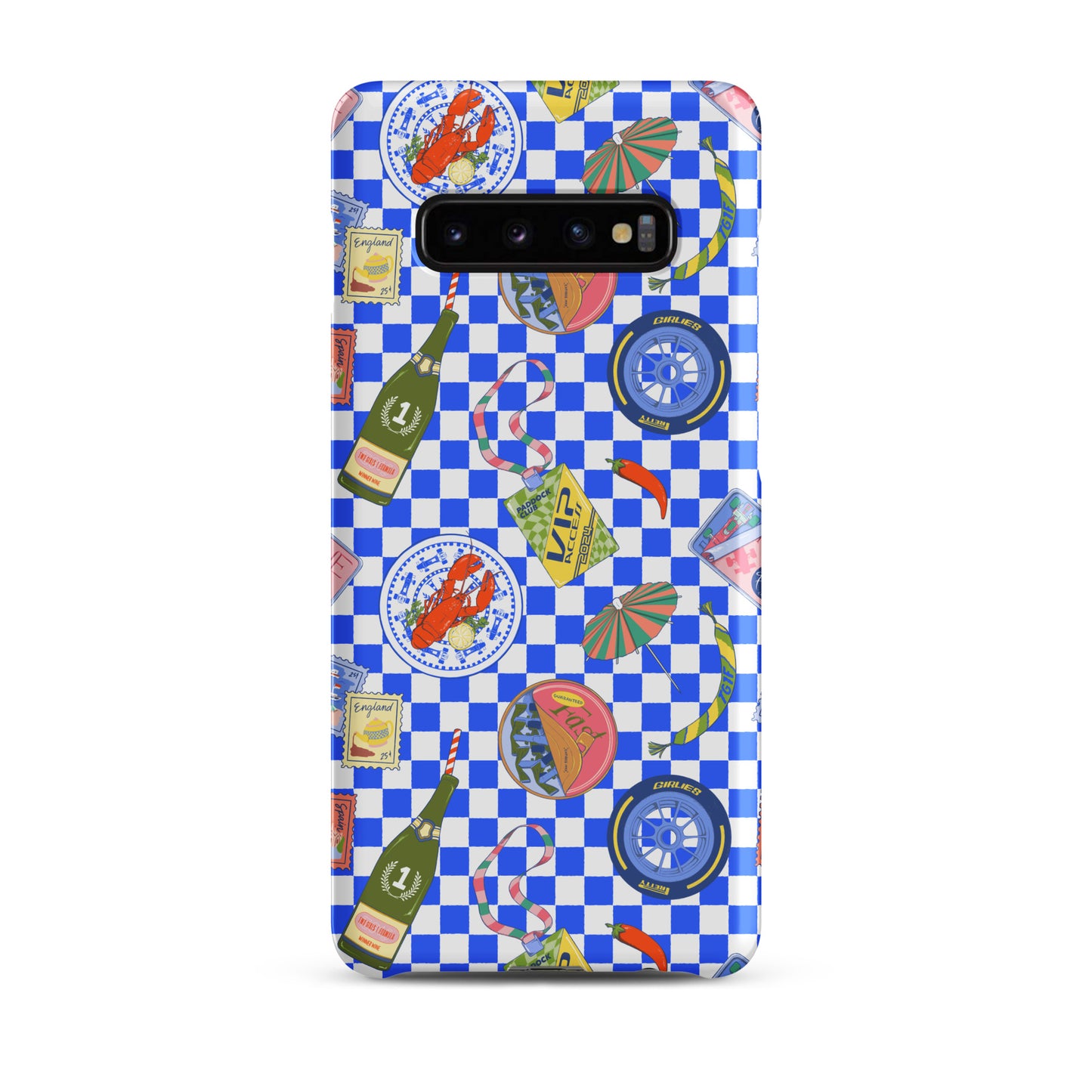 Jetset Deep Blue Picnic Case for Samsung