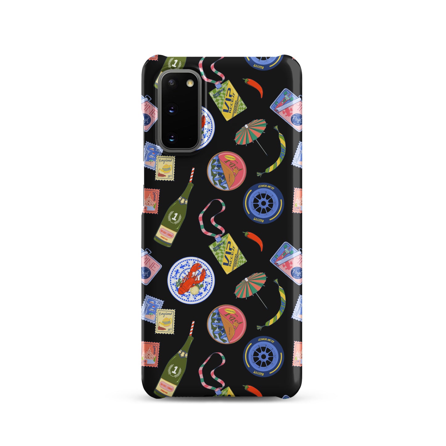 Jetset Summer Black Case for Samsung