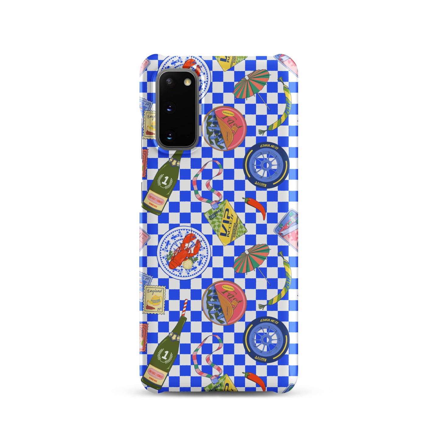 Jetset Deep Blue Picnic Case for Samsung