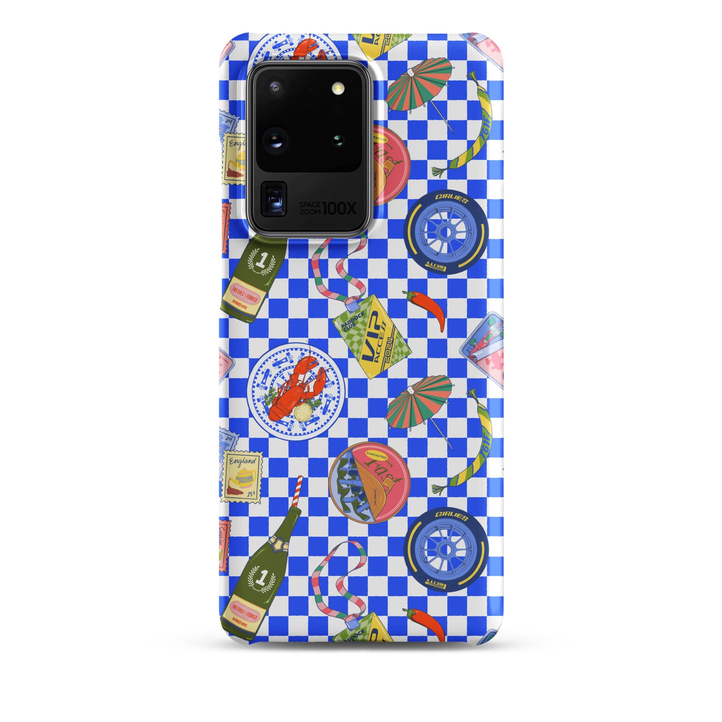 Jetset Deep Blue Picnic Case for Samsung