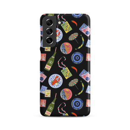 Jetset Summer Black Case for Samsung