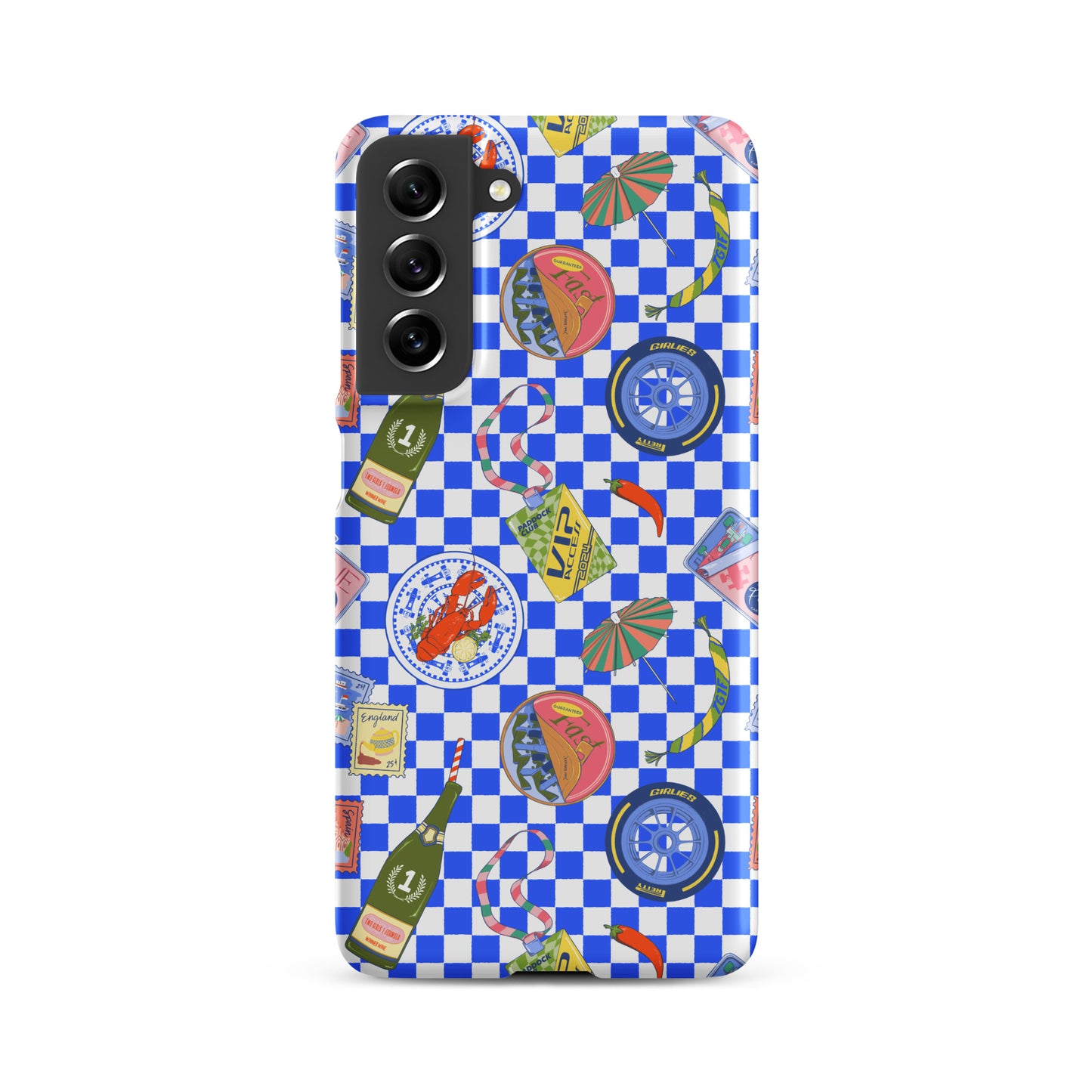 Jetset Deep Blue Picnic Case for Samsung