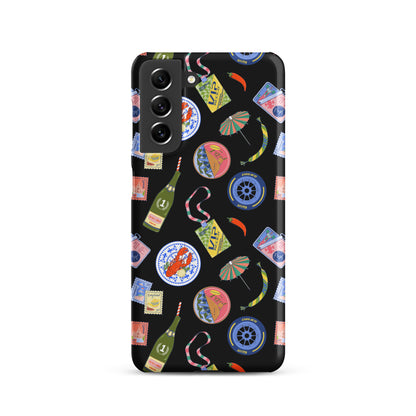 Jetset Summer Black Case for Samsung