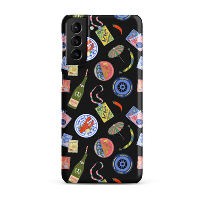 Jetset Summer Black Case for Samsung