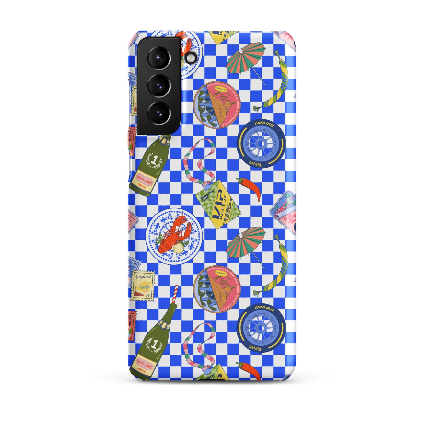Jetset Deep Blue Picnic Case for Samsung