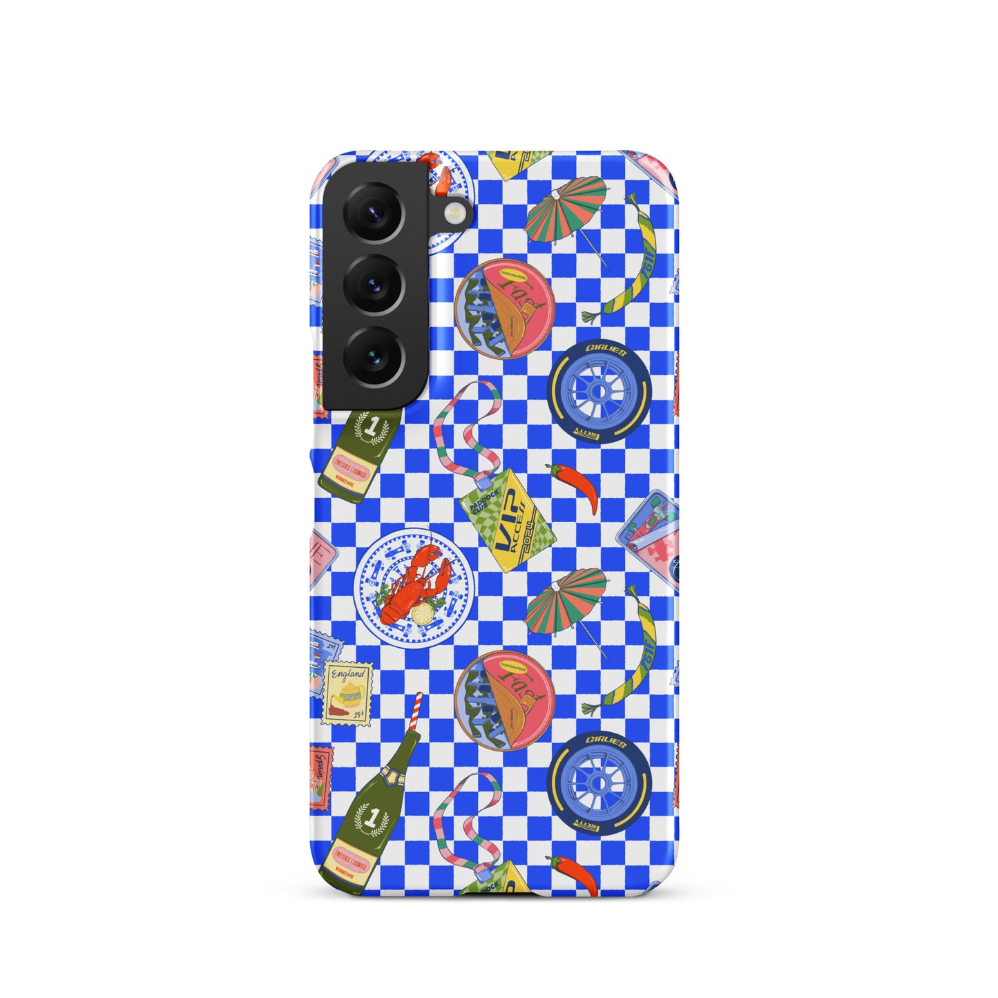 Jetset Deep Blue Picnic Case for Samsung