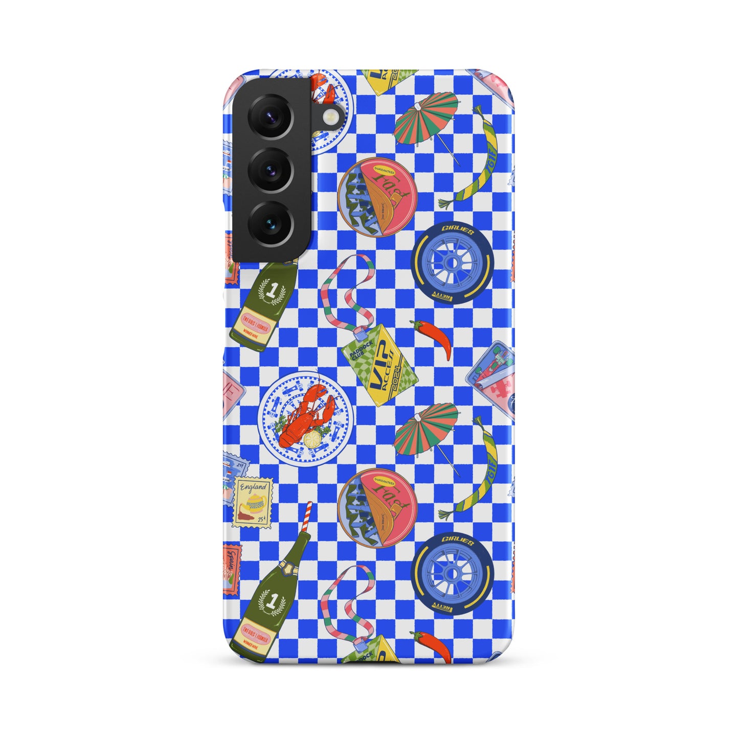 Jetset Deep Blue Picnic Case for Samsung