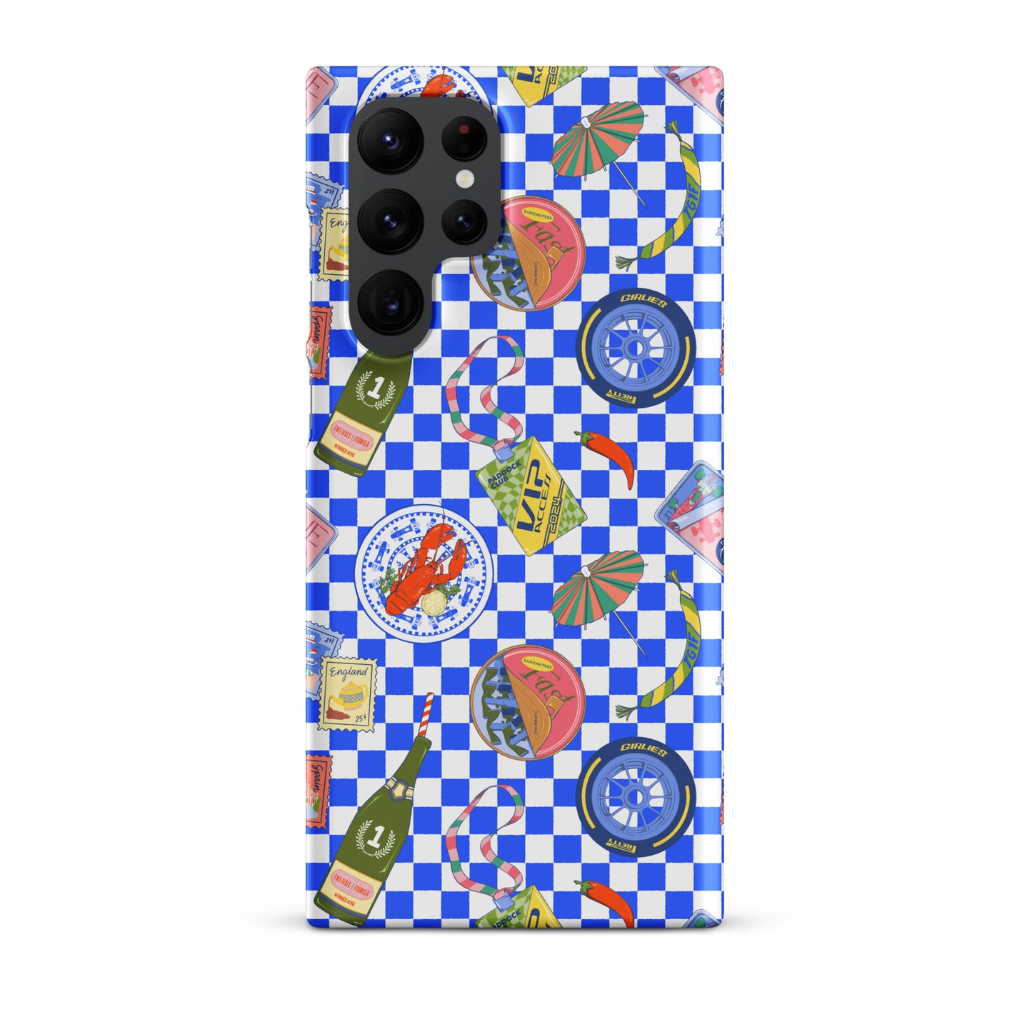 Jetset Deep Blue Picnic Case for Samsung