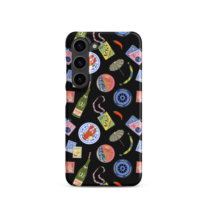 Jetset Summer Black Case for Samsung
