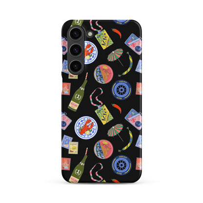 Jetset Summer Black Case for Samsung