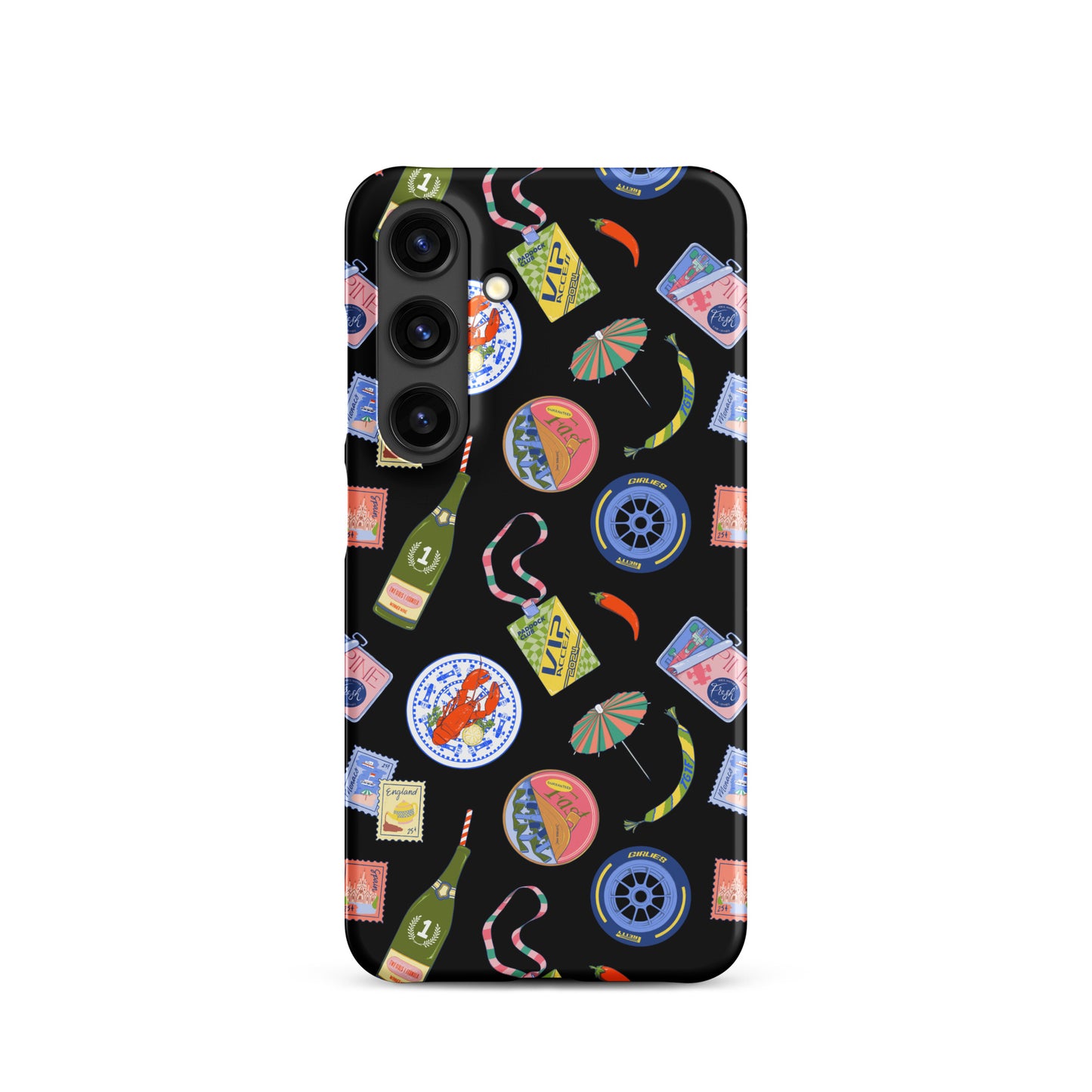 Jetset Summer Black Case for Samsung