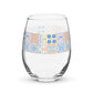 Jetset Tiles Stemless Wineglass