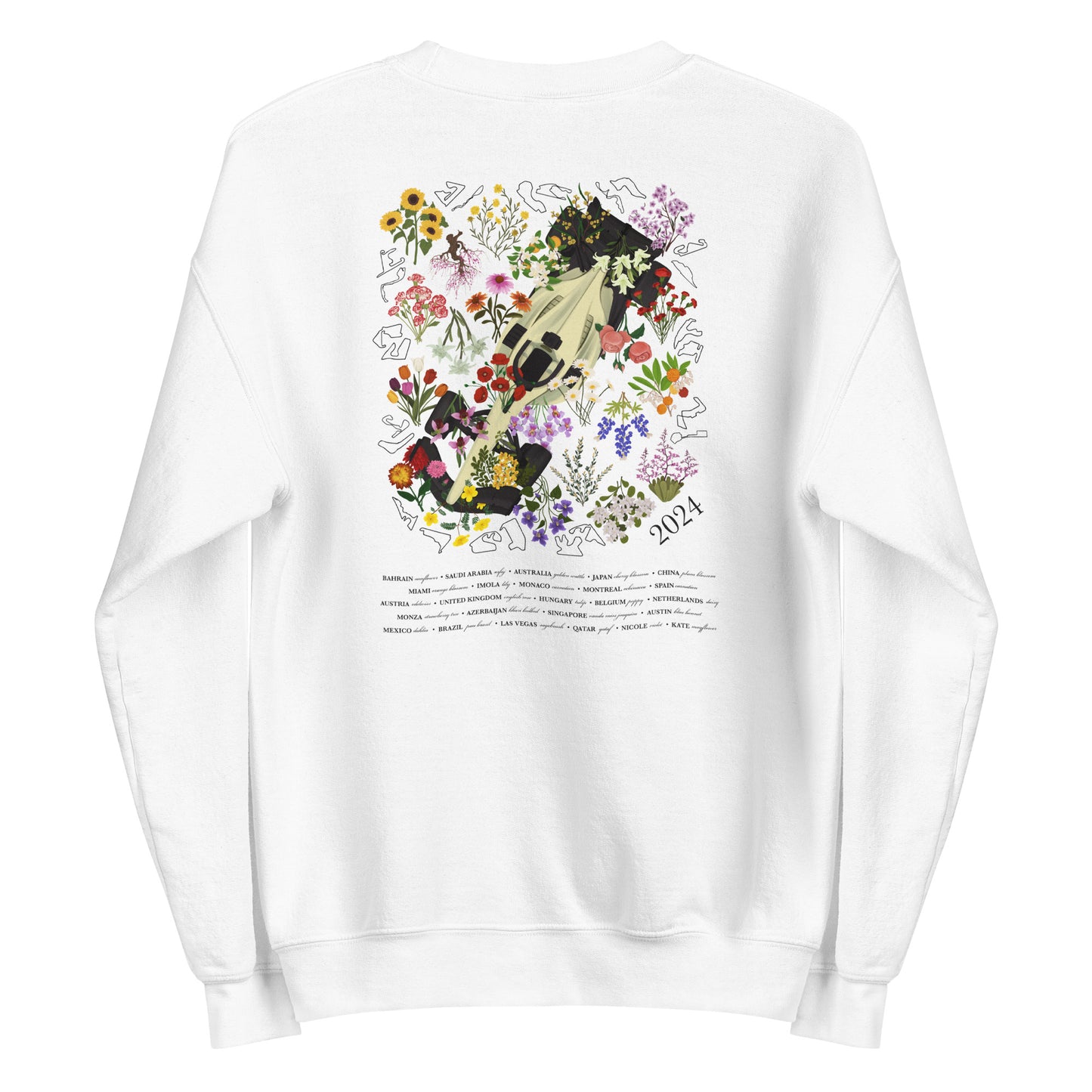 F1 Global Floral Crew Neck