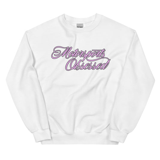 Motorsports Obsessed Y2K Crewneck