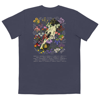 Global Flora Pocket Tee - Dark