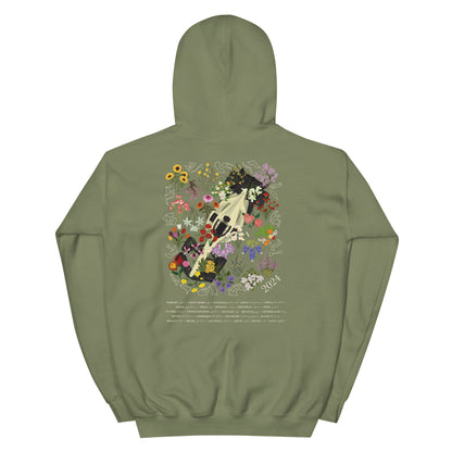 Global Floral Hoodie