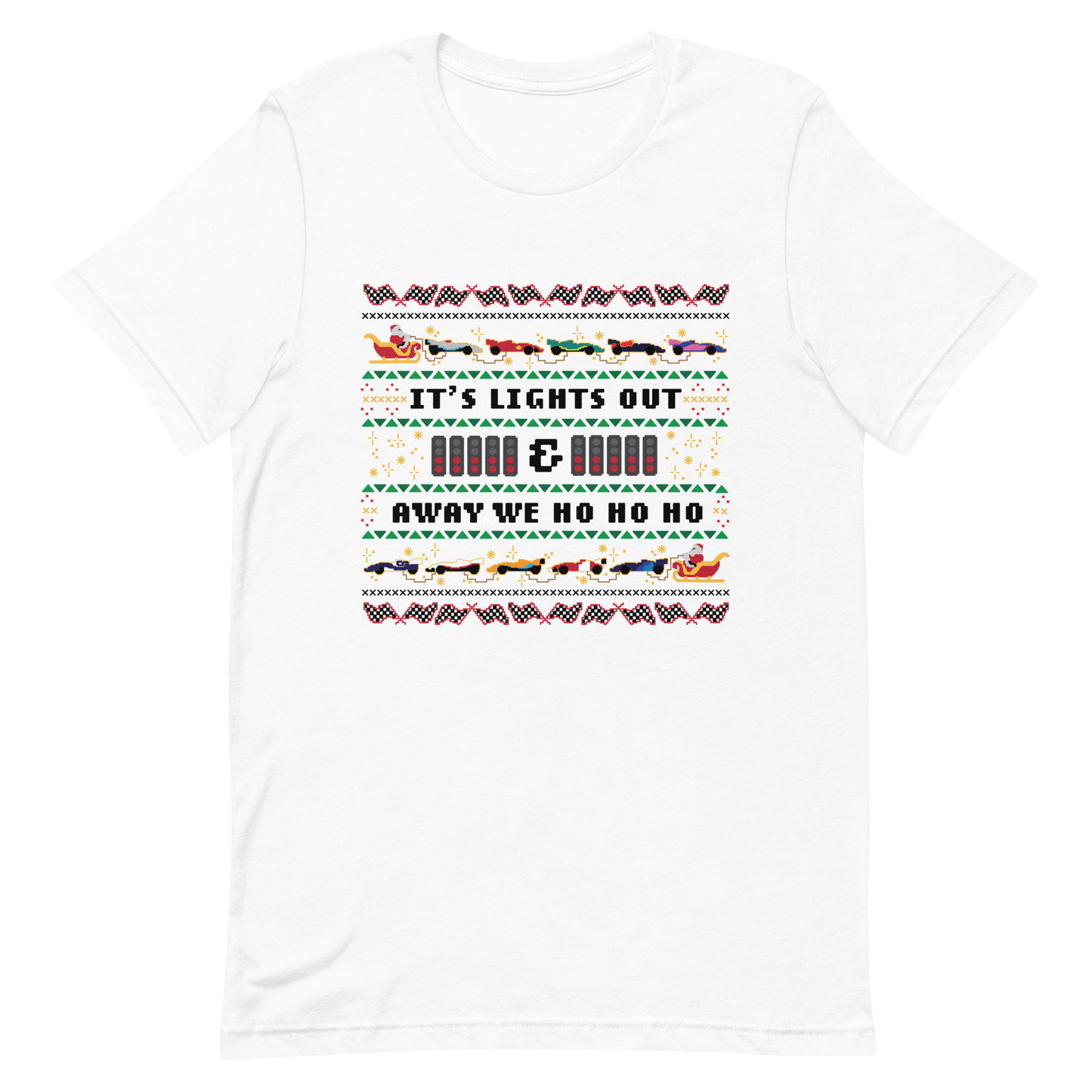 Lights out and away we ho ho ho T-Shirt (white)