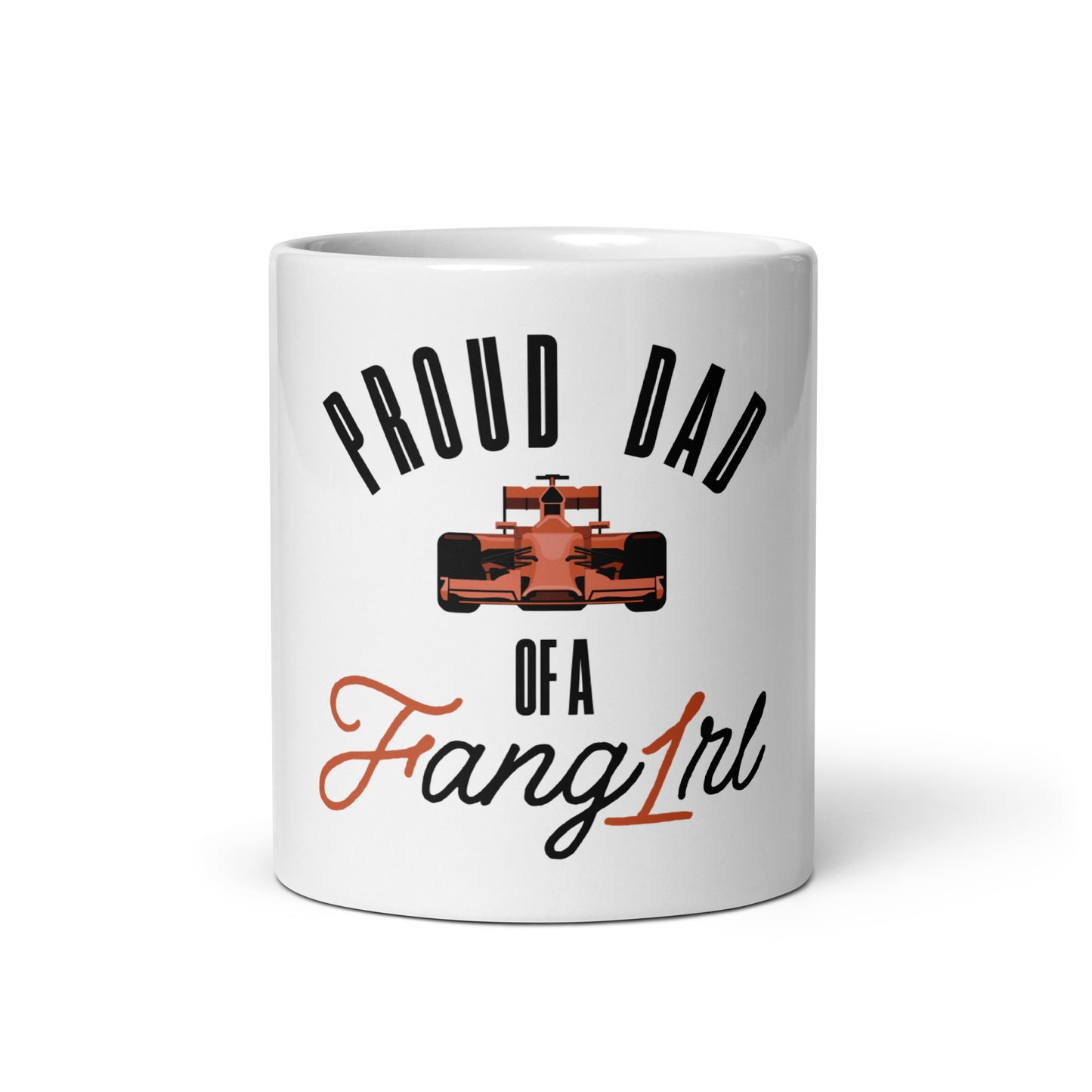 Proud F1 Fangirl Dad Mug