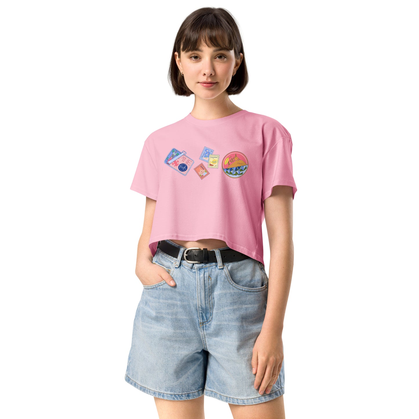 Jetset Summer Cardines Crop Tee