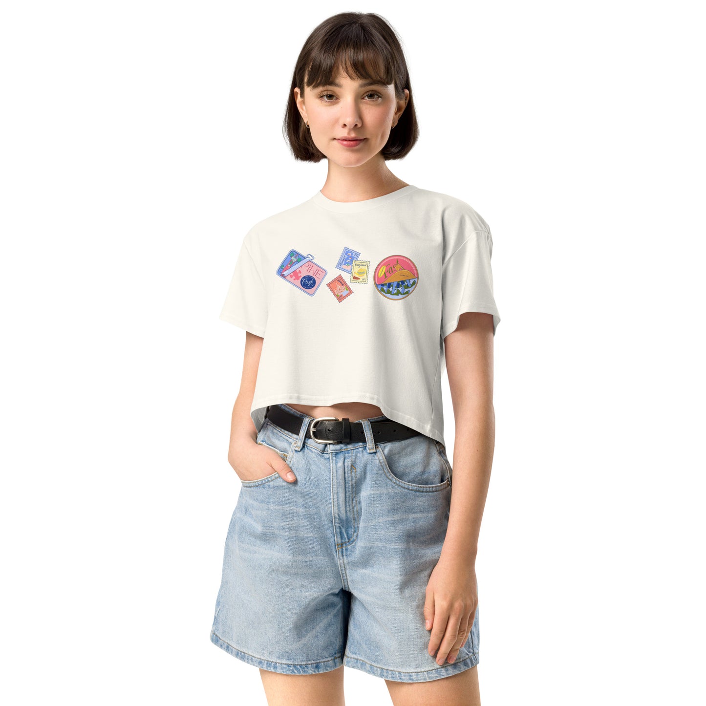 Jetset Summer Cardines Crop Tee