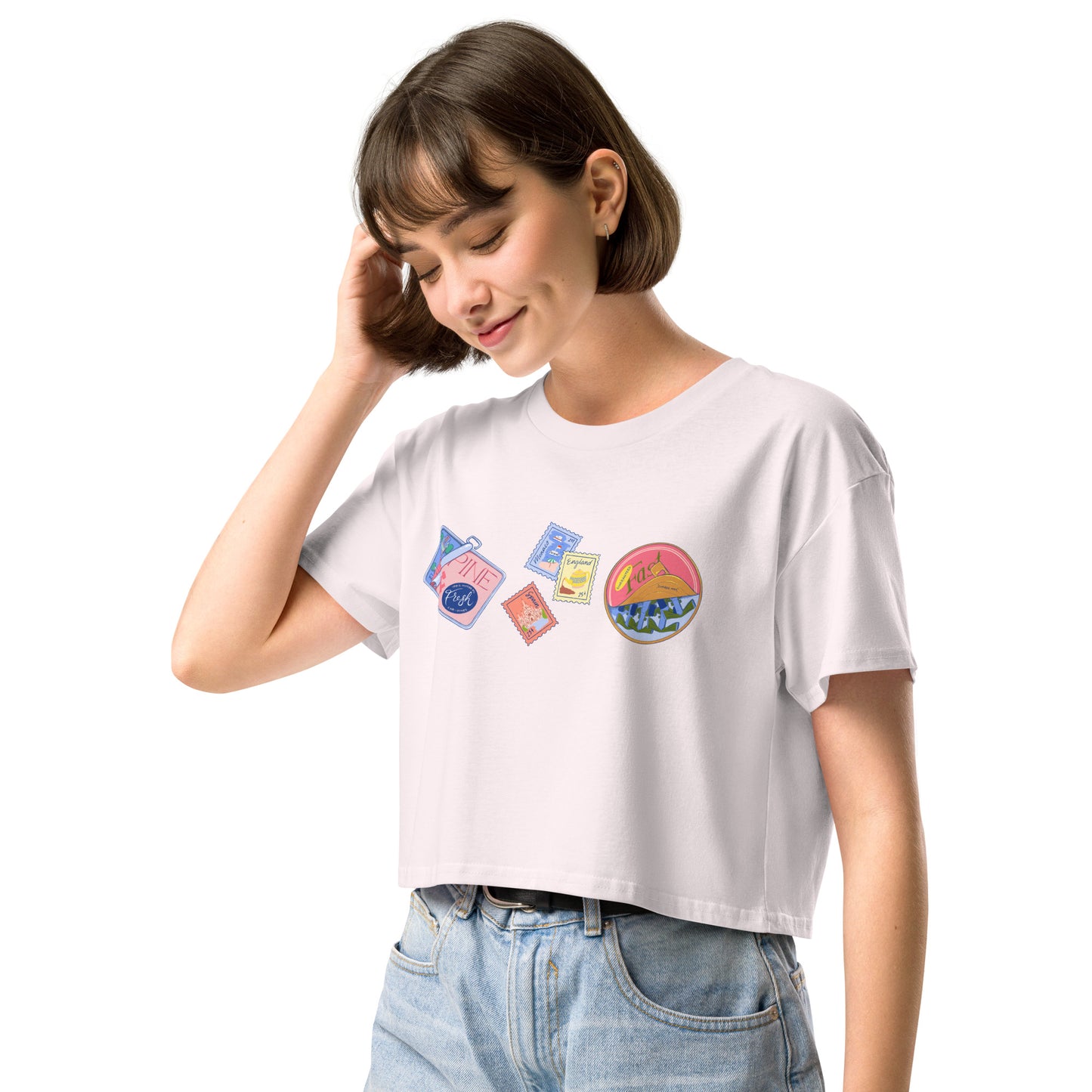 Jetset Summer Cardines Crop Tee