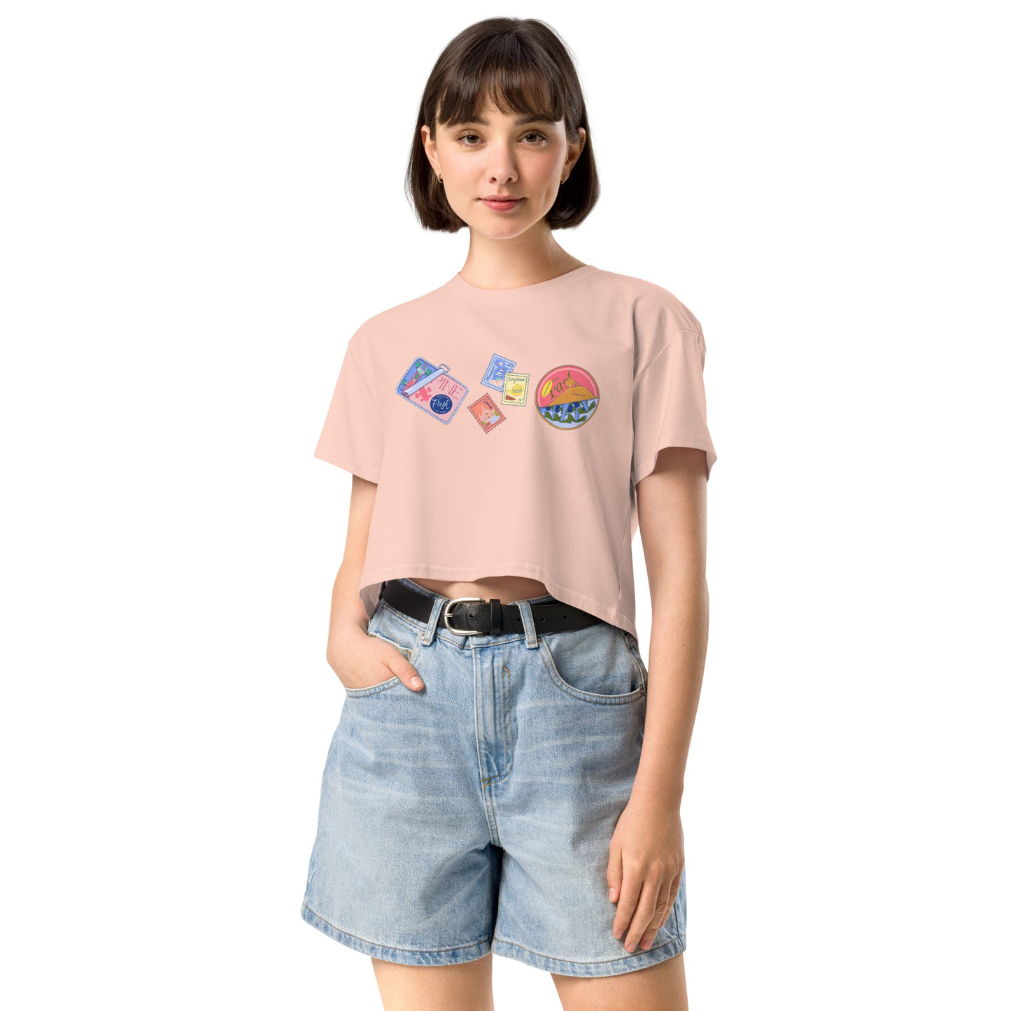 Jetset Summer Cardines Crop Tee