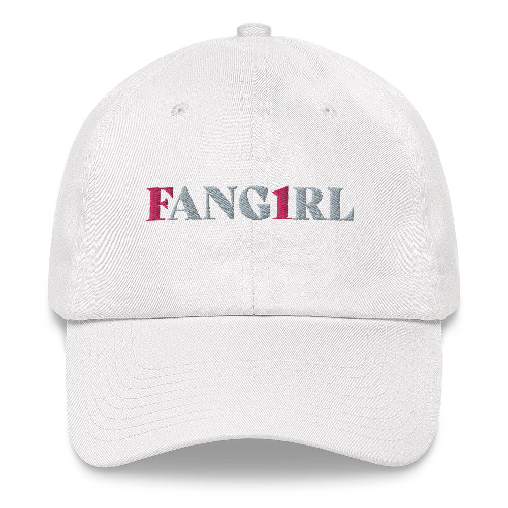 Fangirl Dad hat (white)