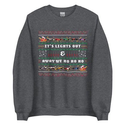 Lights out and away we ho ho ho sweater