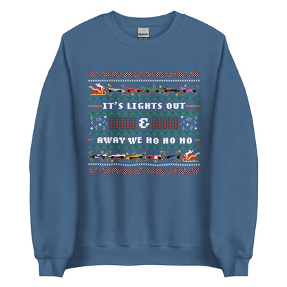 Lights out and away we ho ho ho sweater