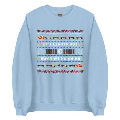 Lights out and away we ho ho ho sweater