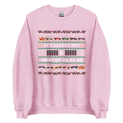 Lights out and away we ho ho ho sweater