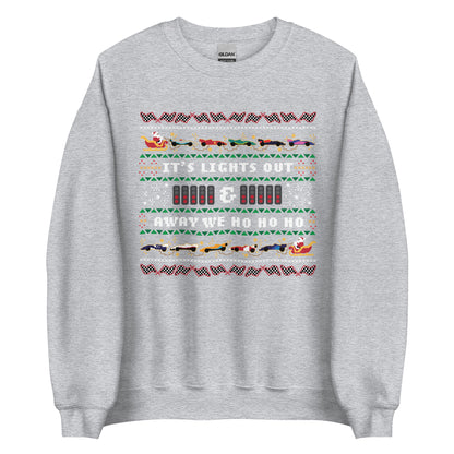 Lights out and away we ho ho ho sweater